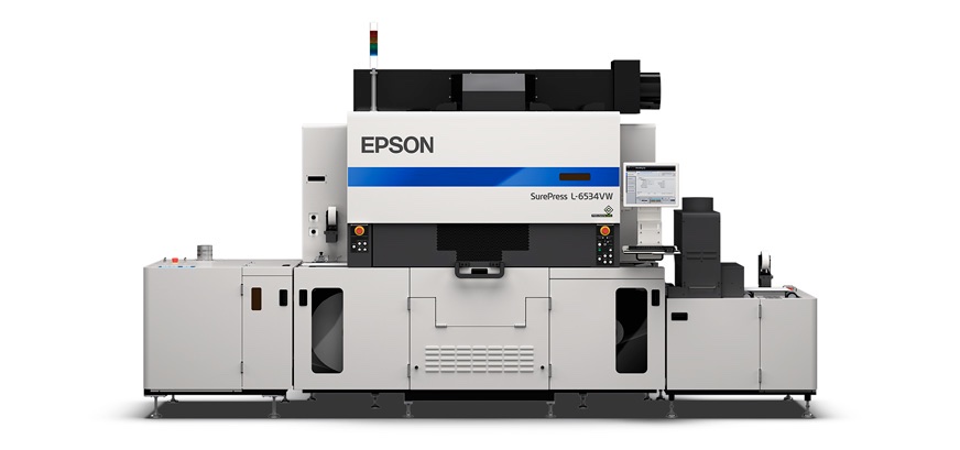 EPSON Surepress L-6534VW digital inkjet label press